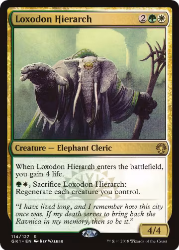 Loxodon Hierarch (114), Guilds of Ravnica: Guild Kits — Magic card price