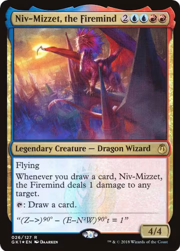 Niv-Mizzet, the Firemind (26), Guilds of Ravnica: Guild Kits — Magic card price