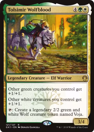 Tolsimir Wolfblood (121), Guilds of Ravnica: Guild Kits — Magic card price