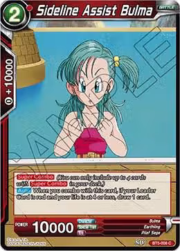 Sideline Assist Bulma (BT5-008), Miraculous Revival — DB Super card price