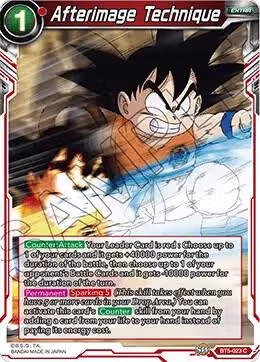 Afterimage Technique (BT5-023), Miraculous Revival — DB Super card price
