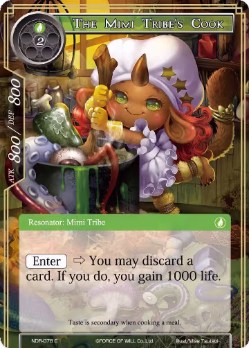 The Mimi Tribe's Cook (NDR-078), New Dawn Rises — Force of Will card price