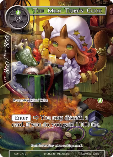 The Mimi Tribe's Cook (Full Art) (NDR-078), New Dawn Rises — Force of Will card price