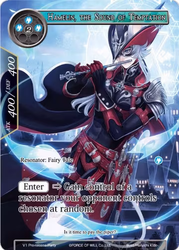 Hamelin, the Sound of Temptation (V1 Pre-release Party), Promo Cards — Force of Will card price
