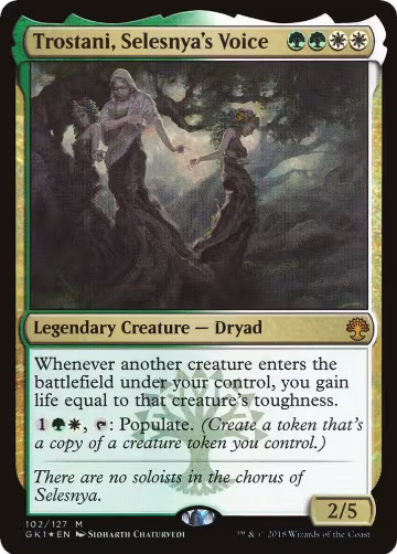 Trostani, Selesnya's Voice (102), Guilds of Ravnica: Guild Kits — Magic card price