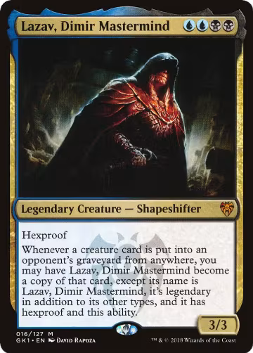 Lazav, Dimir Mastermind (16), Guilds of Ravnica: Guild Kits — Magic card price