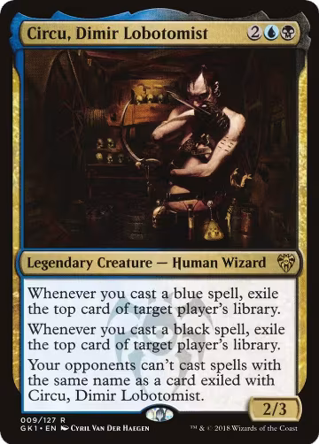 Circu, Dimir Lobotomist (9), Guilds of Ravnica: Guild Kits — Magic card price