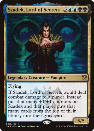 Szadek, Lord of Secrets (20), Guilds of Ravnica: Guild Kits — Magic card price