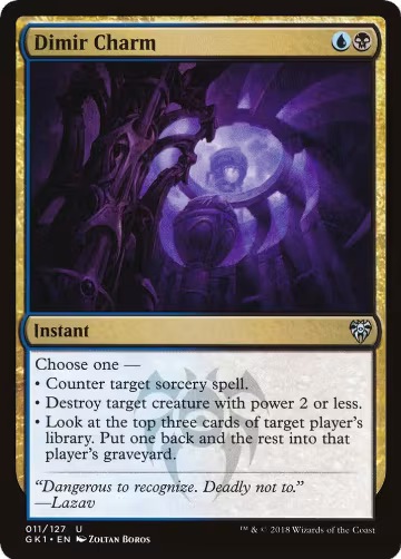 Dimir Charm (11), Guilds of Ravnica: Guild Kits — Magic card price