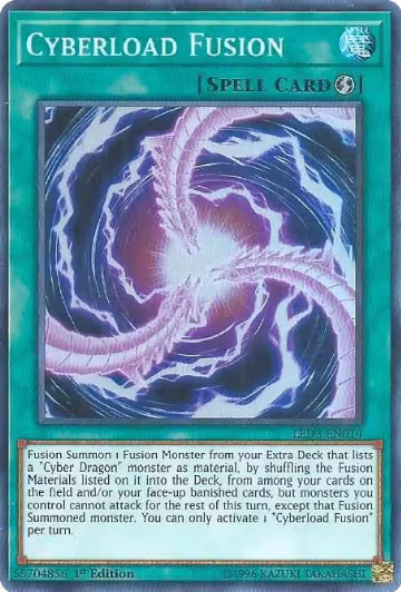 Cyberload Fusion (LED3-EN014), Legendary Duelists: White Dragon Abyss — Yu-Gi-Oh! card price