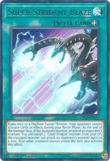 Super Strident Blaze (LED3-EN015), Legendary Duelists: White Dragon Abyss — Yu-Gi-Oh! card price