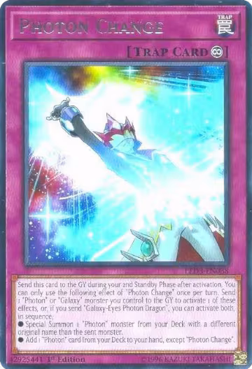 Photon Change (LED3-EN038), Legendary Duelists: White Dragon Abyss — Yu-Gi-Oh! card price