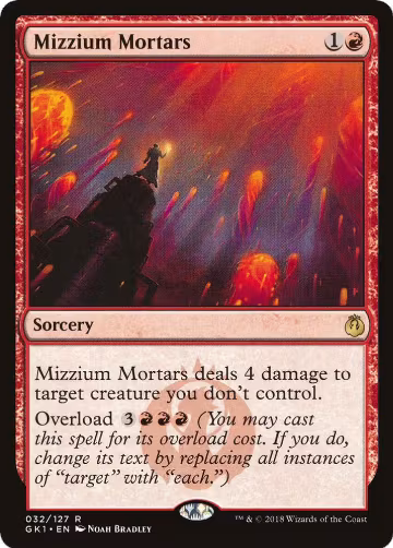 Mizzium Mortars (32), Guilds of Ravnica: Guild Kits — Magic card price