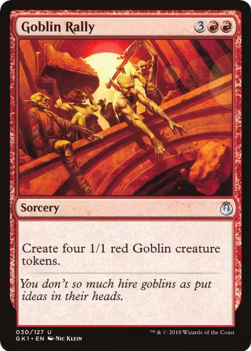 Goblin Rally (30), Guilds of Ravnica: Guild Kits — Magic card price