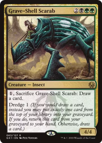 Grave-Shell Scarab (63), Guilds of Ravnica: Guild Kits — Magic card price