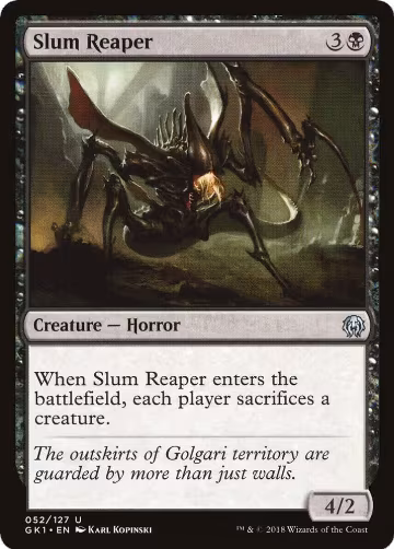 Slum Reaper (52), Guilds of Ravnica: Guild Kits — Magic card price