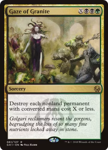 Gaze of Granite (61), Guilds of Ravnica: Guild Kits — Magic card price