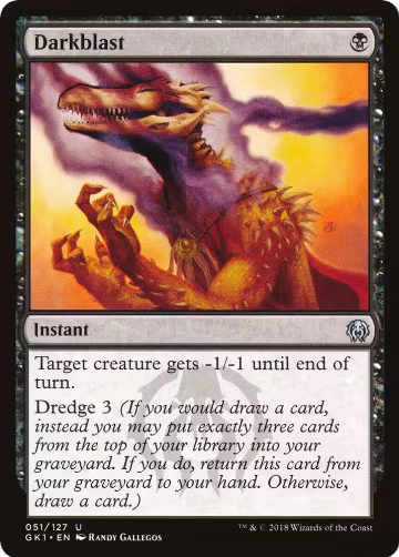 Darkblast (51), Guilds of Ravnica: Guild Kits — Magic card price