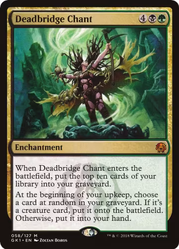 Deadbridge Chant (58), Guilds of Ravnica: Guild Kits — Magic card price