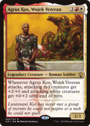 Agrus Kos, Wojek Veteran (83), Guilds of Ravnica: Guild Kits — Magic card price