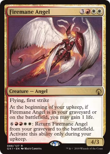 Firemane Angel (88), Guilds of Ravnica: Guild Kits — Magic card price