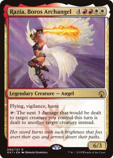 Razia, Boros Archangel (93), Guilds of Ravnica: Guild Kits — Magic card price