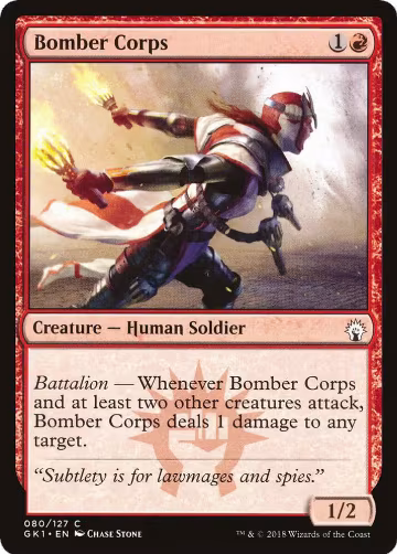 Bomber Corps (80), Guilds of Ravnica: Guild Kits — Magic card price