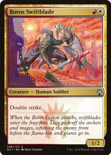 Boros Swiftblade (86), Guilds of Ravnica: Guild Kits — Magic card price