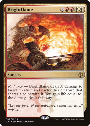 Brightflame (87), Guilds of Ravnica: Guild Kits — Magic card price