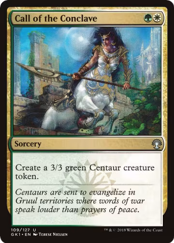 Call of the Conclave (109), Guilds of Ravnica: Guild Kits — Magic card price