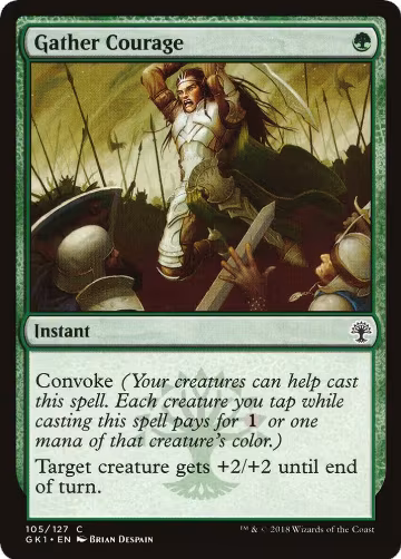 Gather Courage (105), Guilds of Ravnica: Guild Kits — Magic card price