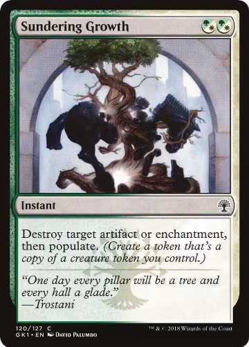 Sundering Growth (120), Guilds of Ravnica: Guild Kits — Magic card price