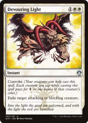Devouring Light (103), Guilds of Ravnica: Guild Kits — Magic card price