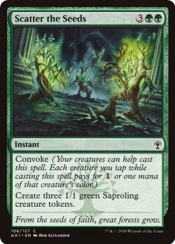 Scatter the Seeds (106), Guilds of Ravnica: Guild Kits — Magic card price