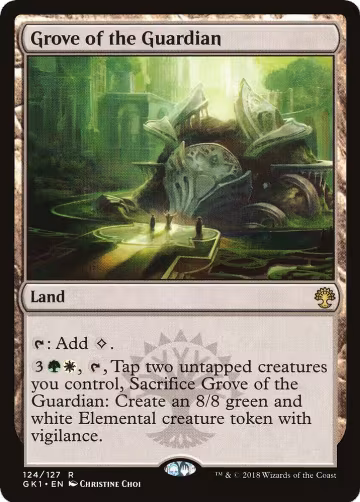 Grove of the Guardian (124), Guilds of Ravnica: Guild Kits — Magic card price