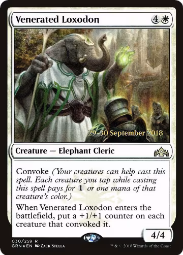 Venerated Loxodon (30), Prerelease Cards — Magic card price
