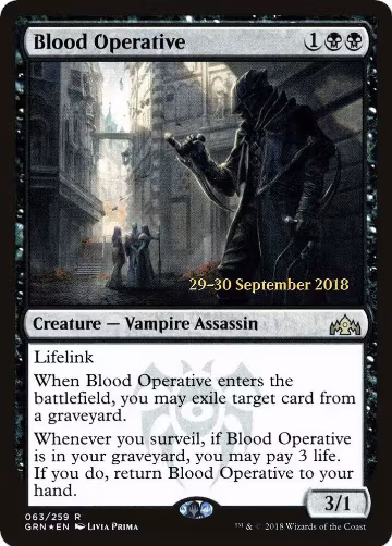 Blood Operative (63), Prerelease Cards — Magic card price