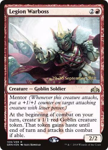 Legion Warboss (109), Prerelease Cards — Magic card price
