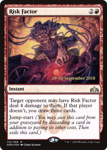 Risk Factor (113), Prerelease Cards — Magic card price