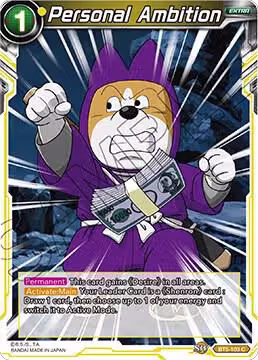 Personal Ambition (BT5-103), Miraculous Revival — DB Super card price