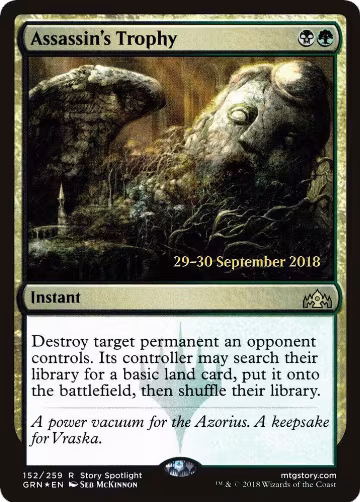 Assassin's Trophy (152), Prerelease Cards — Magic card price