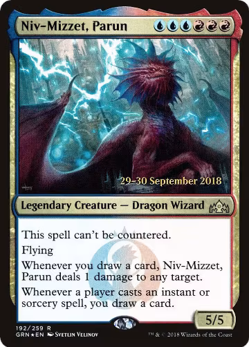 Niv-Mizzet, Parun (192), Prerelease Cards — Magic card price