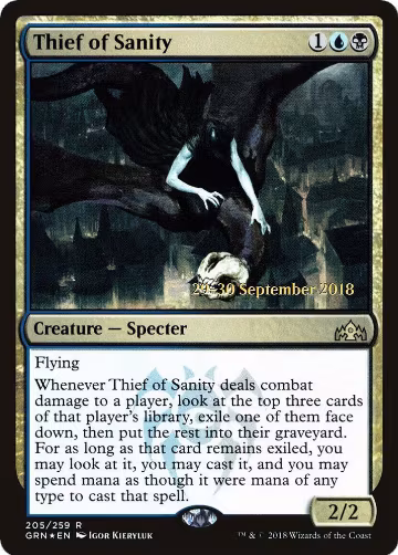 Thief of Sanity (205), Prerelease Cards — Magic card price