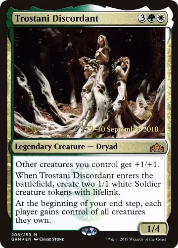 Trostani Discordant (208), Prerelease Cards — Magic card price