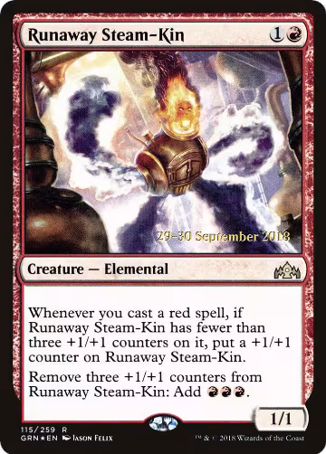 Runaway Steam-Kin (115), Prerelease Cards — Magic card price