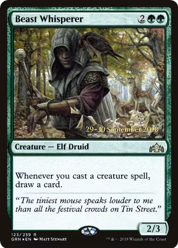 Beast Whisperer (123), Prerelease Cards — Magic card price