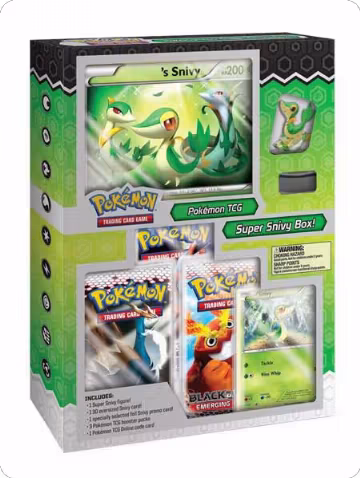 Starter Figure Boxes: Super Snivy Box, Emerging Powers — Pokémon sealed product price