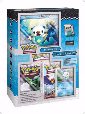 Starter Figure Boxes: Outstanding Oshawott Box, Emerging Powers — Pokémon sealed product price