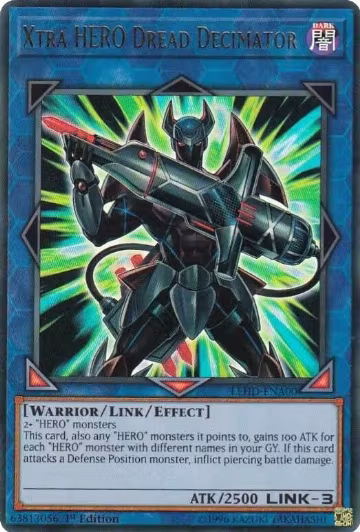 Xtra HERO Dread Decimator (LEHD-ENA00), Legendary Hero Decks — Yu-Gi-Oh! card price