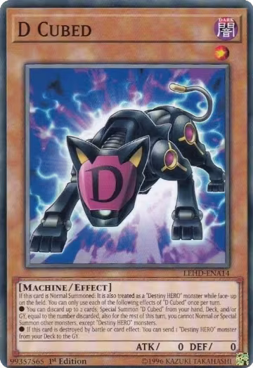 D Cubed (LEHD-ENA14), Legendary Hero Decks — Yu-Gi-Oh! card price